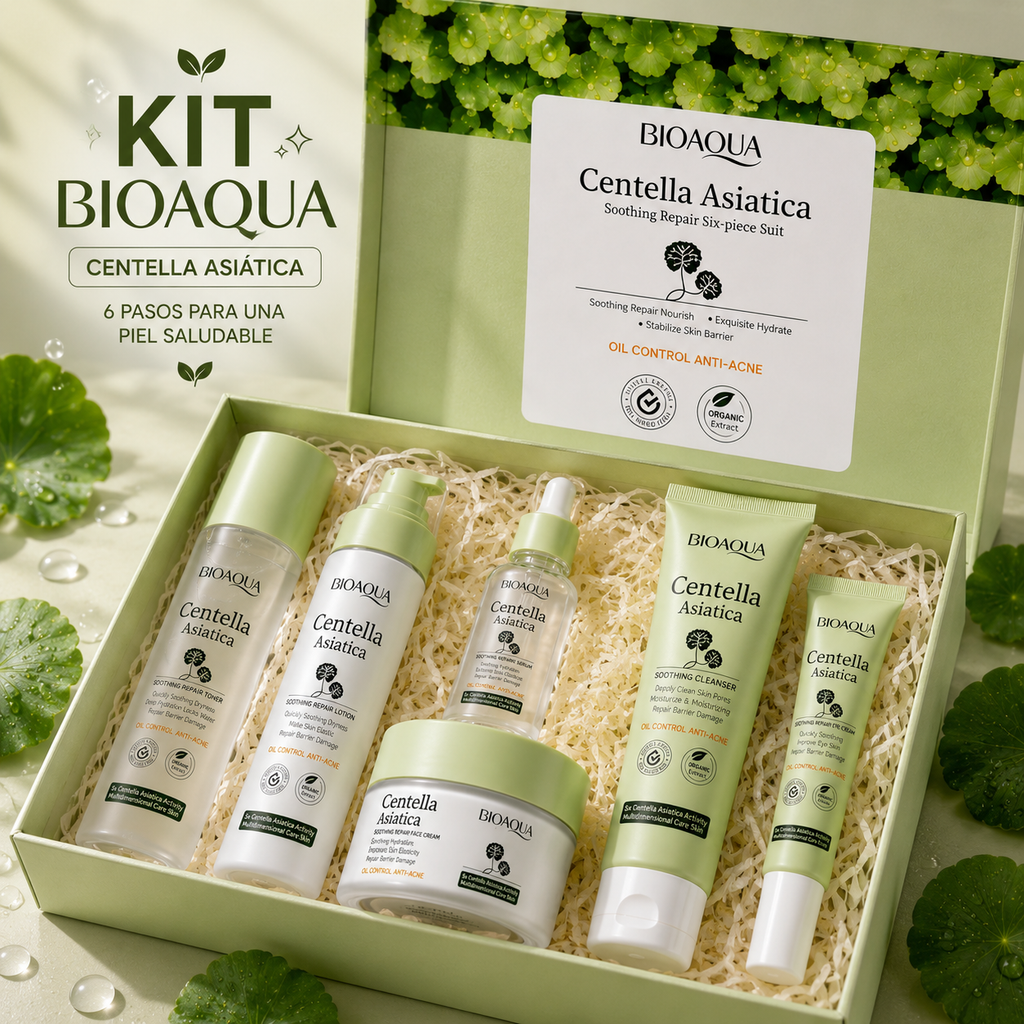 Kit de Cuidado Facial con Centella Asiática