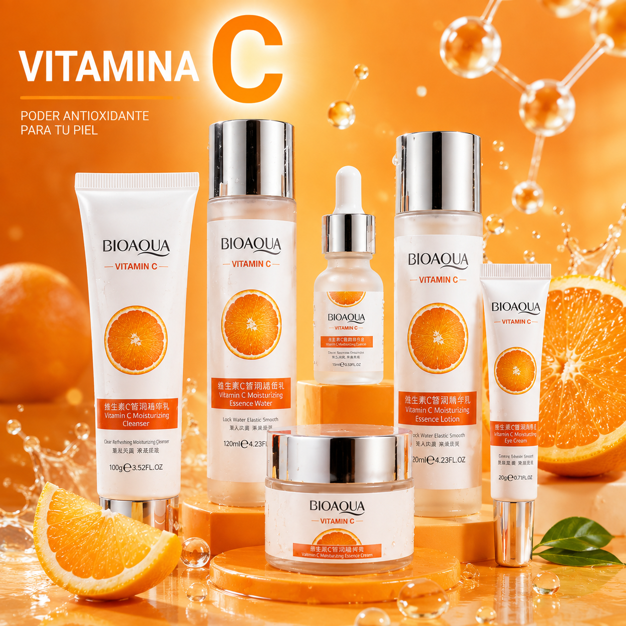 Kit de Cuidado Facial con Vitamina C
