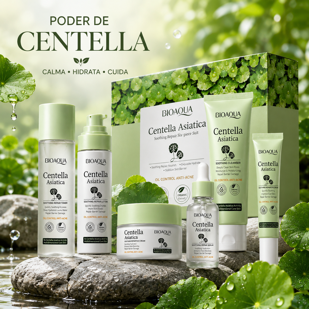 Kit de Cuidado Facial con Centella Asiática