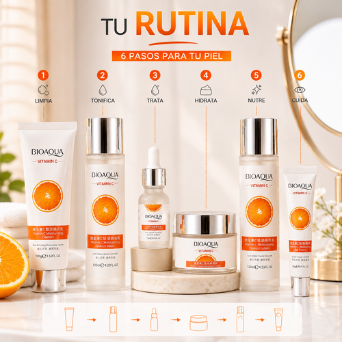 Kit de Cuidado Facial con Vitamina C